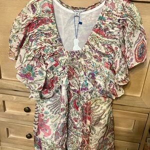 Floral Print Women's Blouse